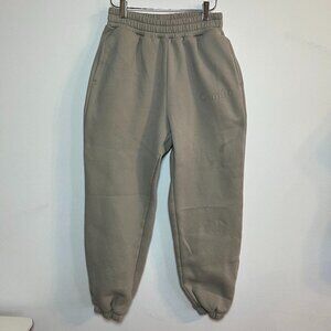 Comfrt Minimalist Sweatpants Cement Size Small Buttery Jogger Cozy Loungewear
